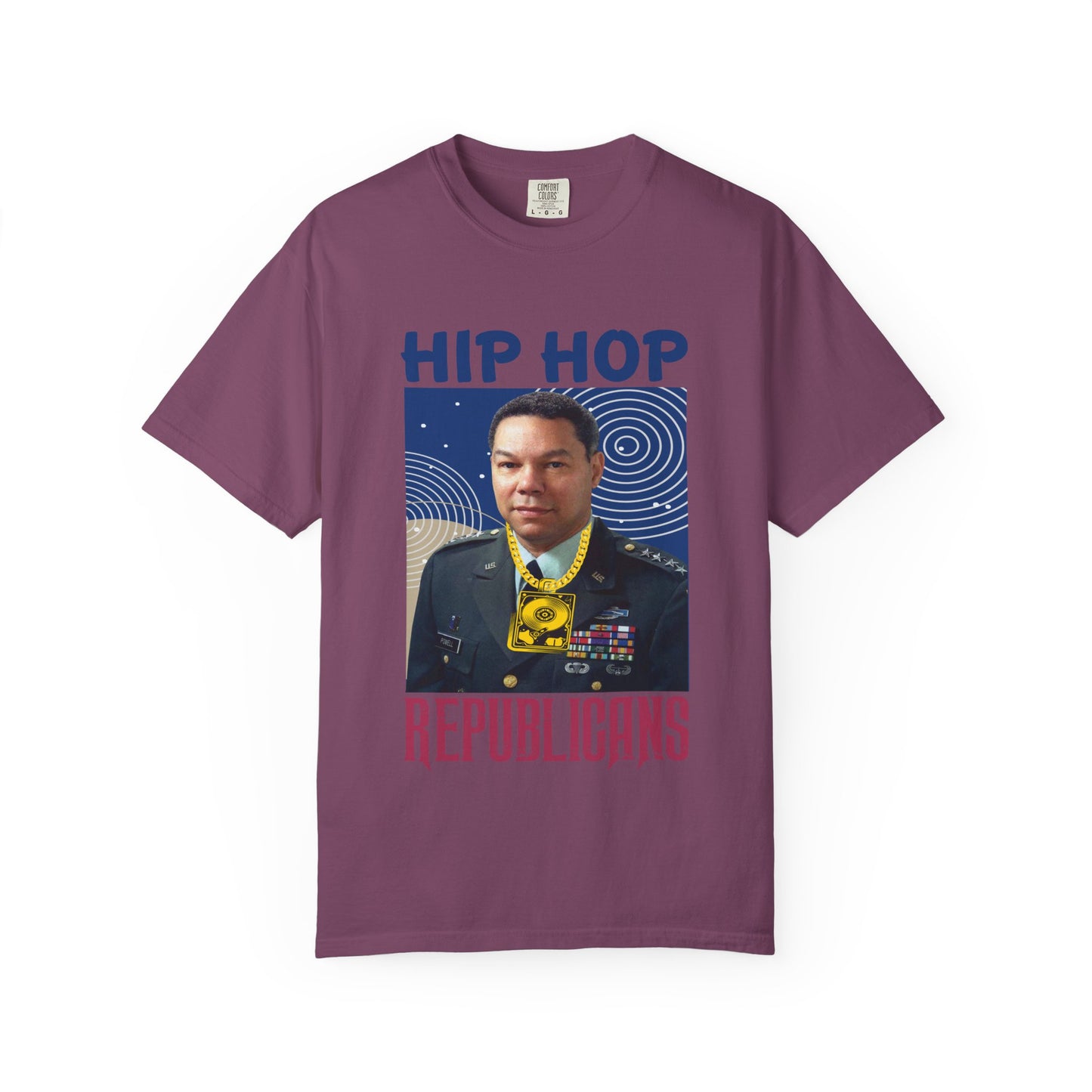 Hip Hop Republicans Graphic T-Shirt — Parody Political Portrait Tee