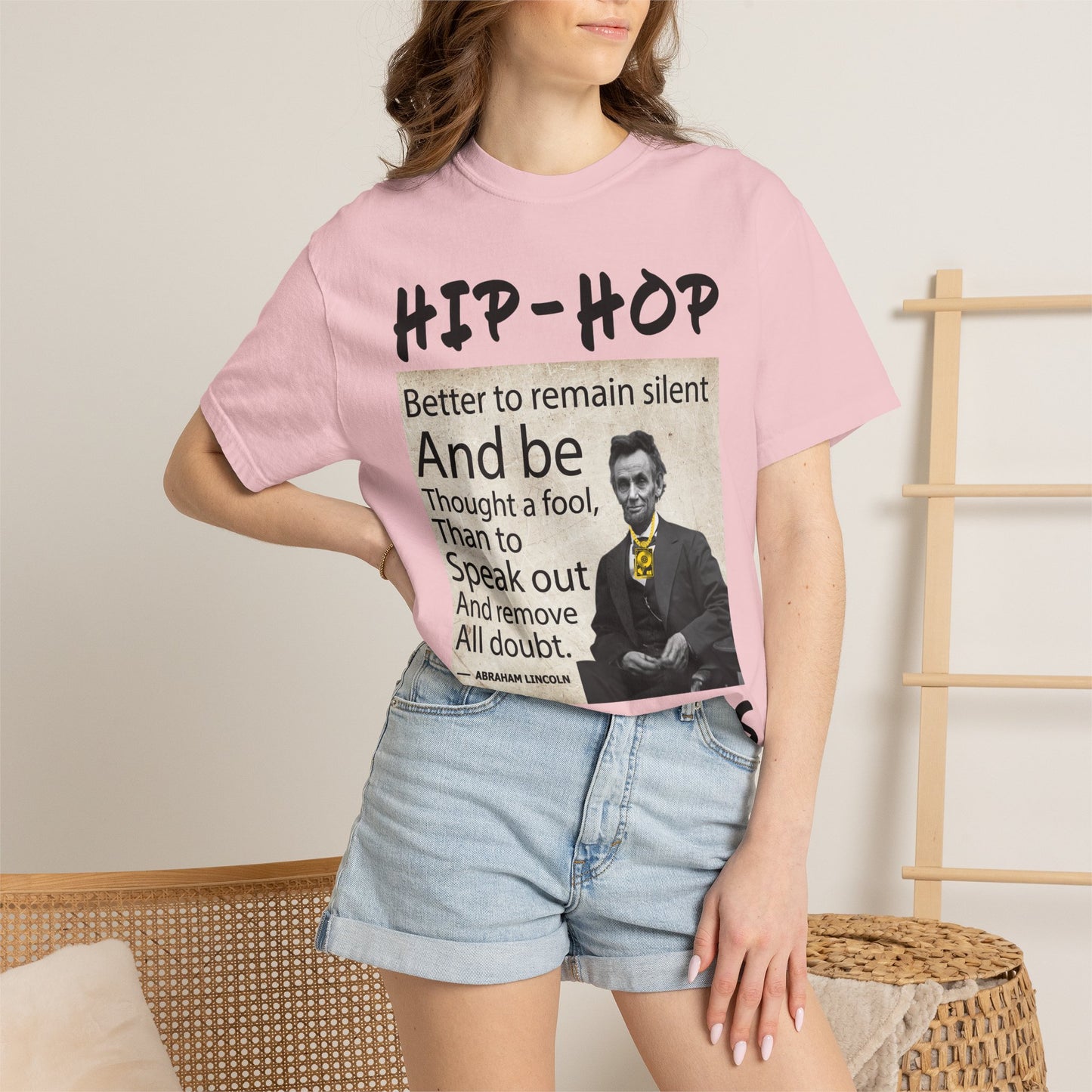 Hip-Hop Republicans T-Shirt — Abraham Lincoln Quote Graphic Tee
