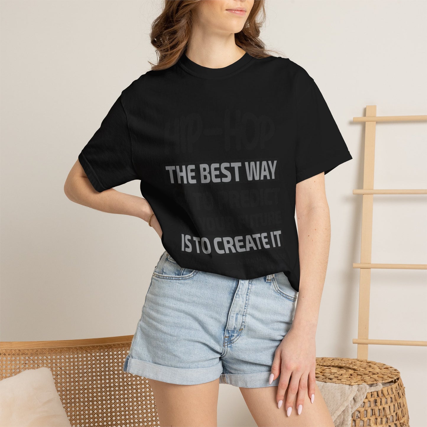 Hip-Hop Republicans T-Shirt — "The Best Way to Predict Your Future Is to Create It" Abraham Lincoln Quote