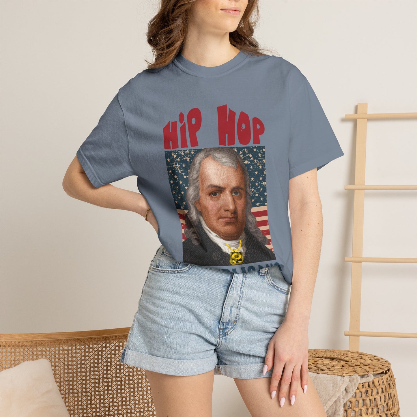 Hip Hop Republicans T-Shirt — Patriotic George Washington Graphic Tee