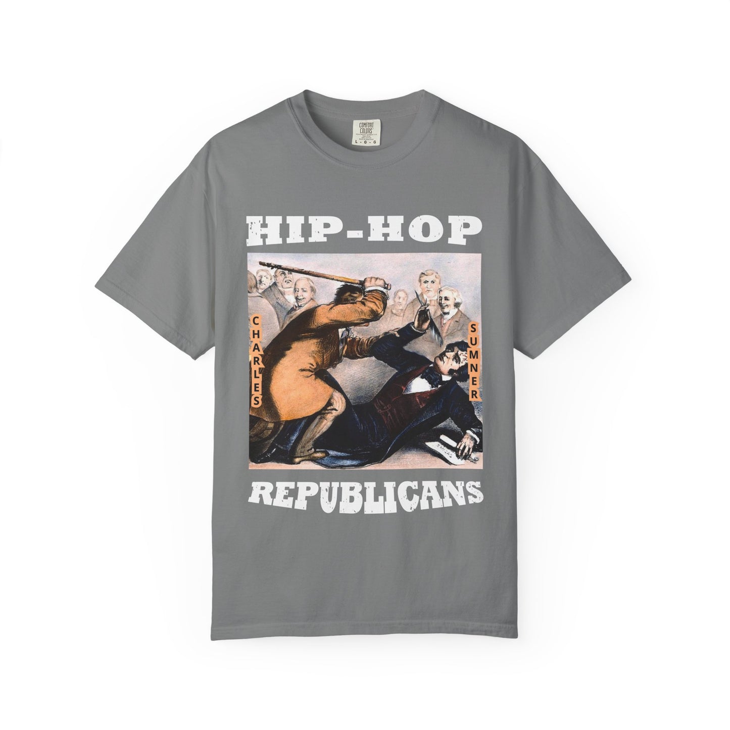Artistic Vintage Poster T-Shirt — 'Chalet Summer' Graphic Tee