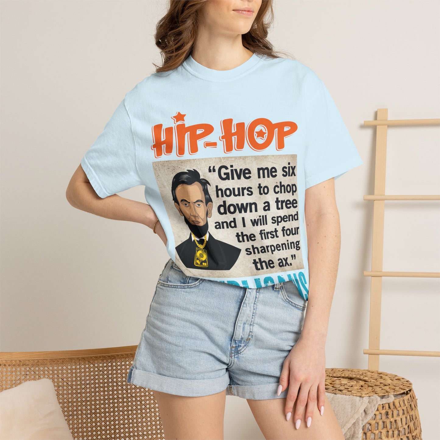 Hip Hop Republicans Abraham Lincoln Political Rap T-Shirt