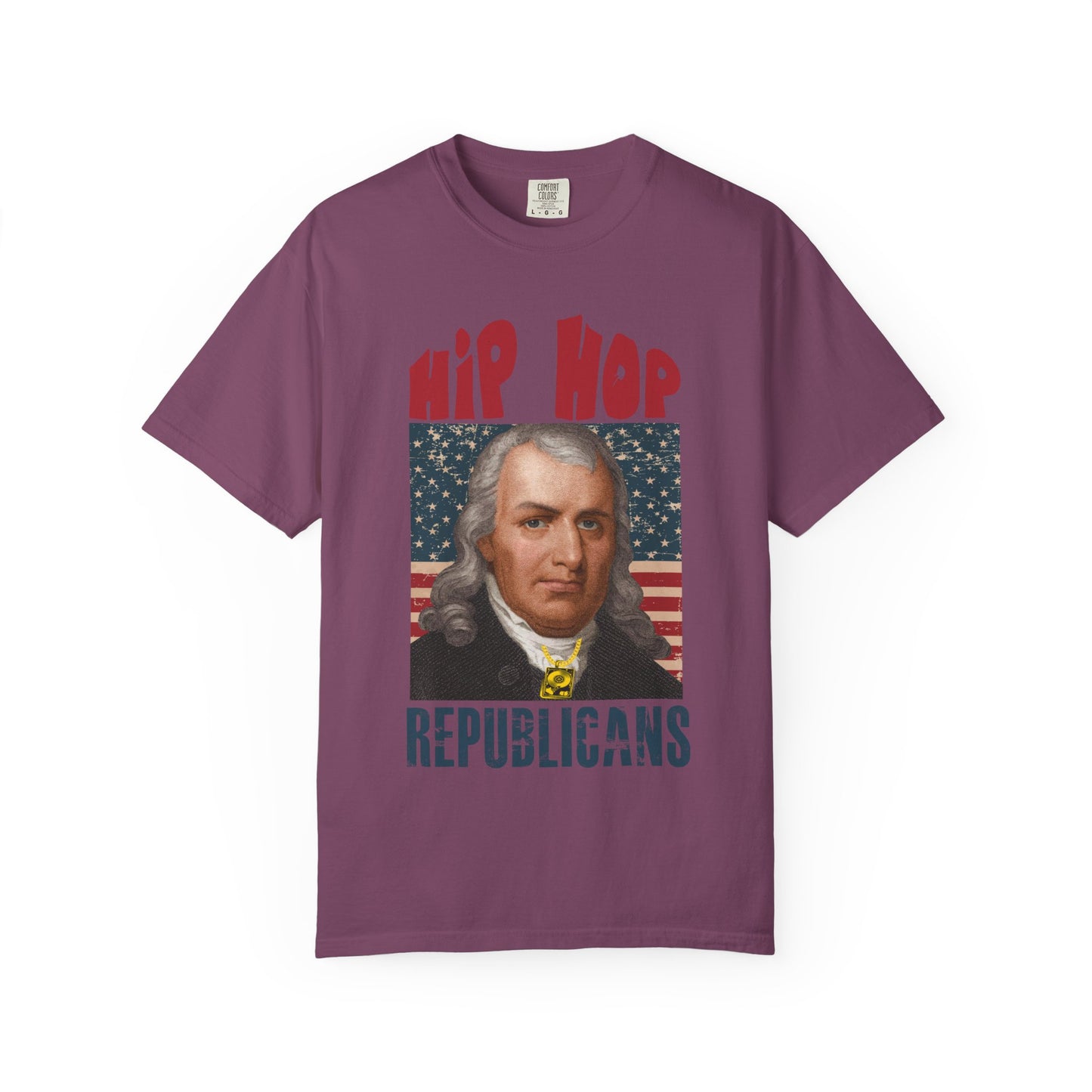 Hip Hop Republicans T-Shirt — Patriotic George Washington Graphic Tee