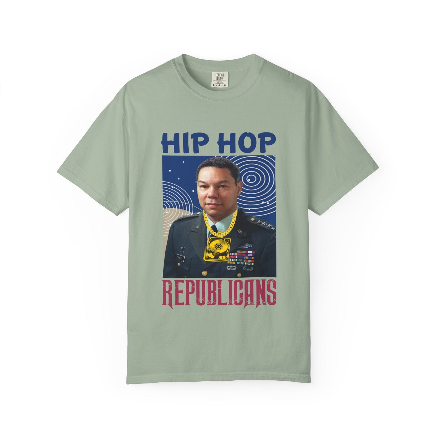 Hip Hop Republicans Graphic T-Shirt — Parody Political Portrait Tee