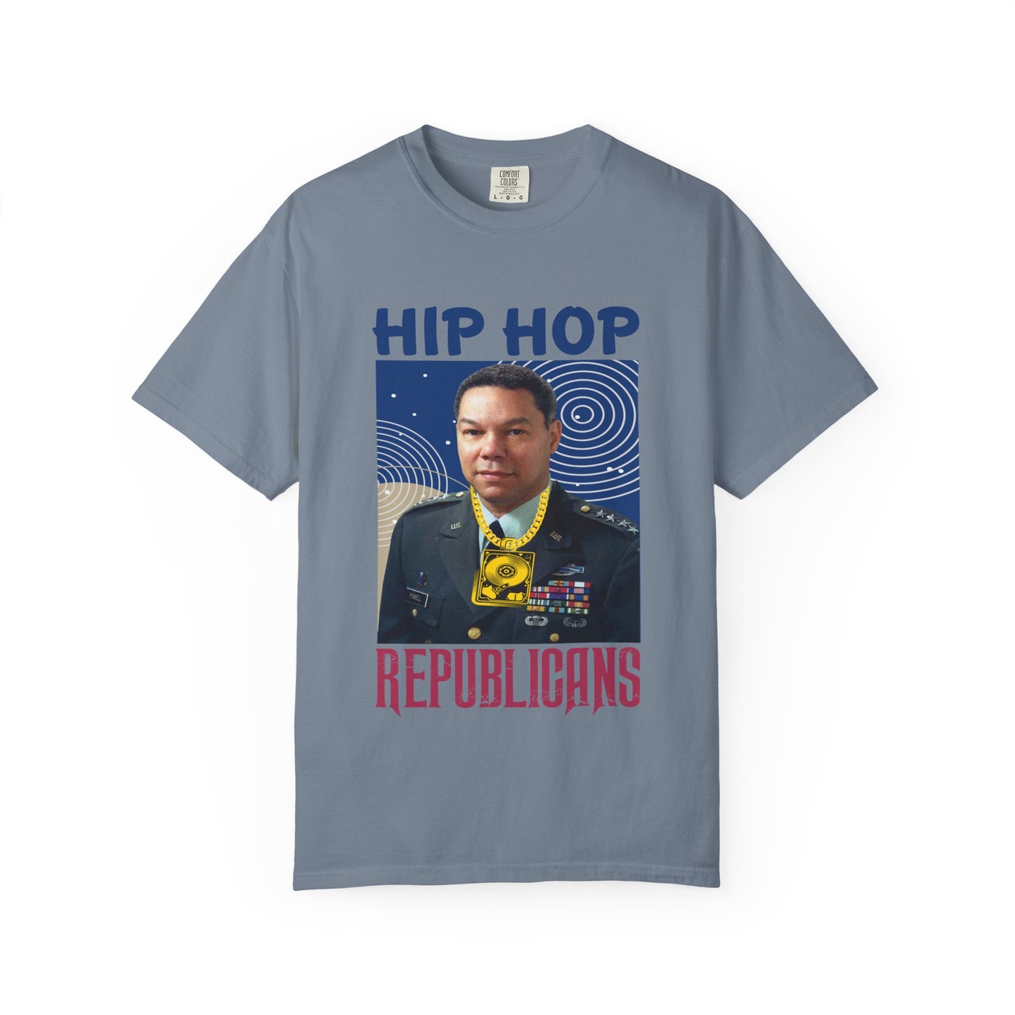 Hip Hop Republicans Graphic T-Shirt — Parody Political Portrait Tee