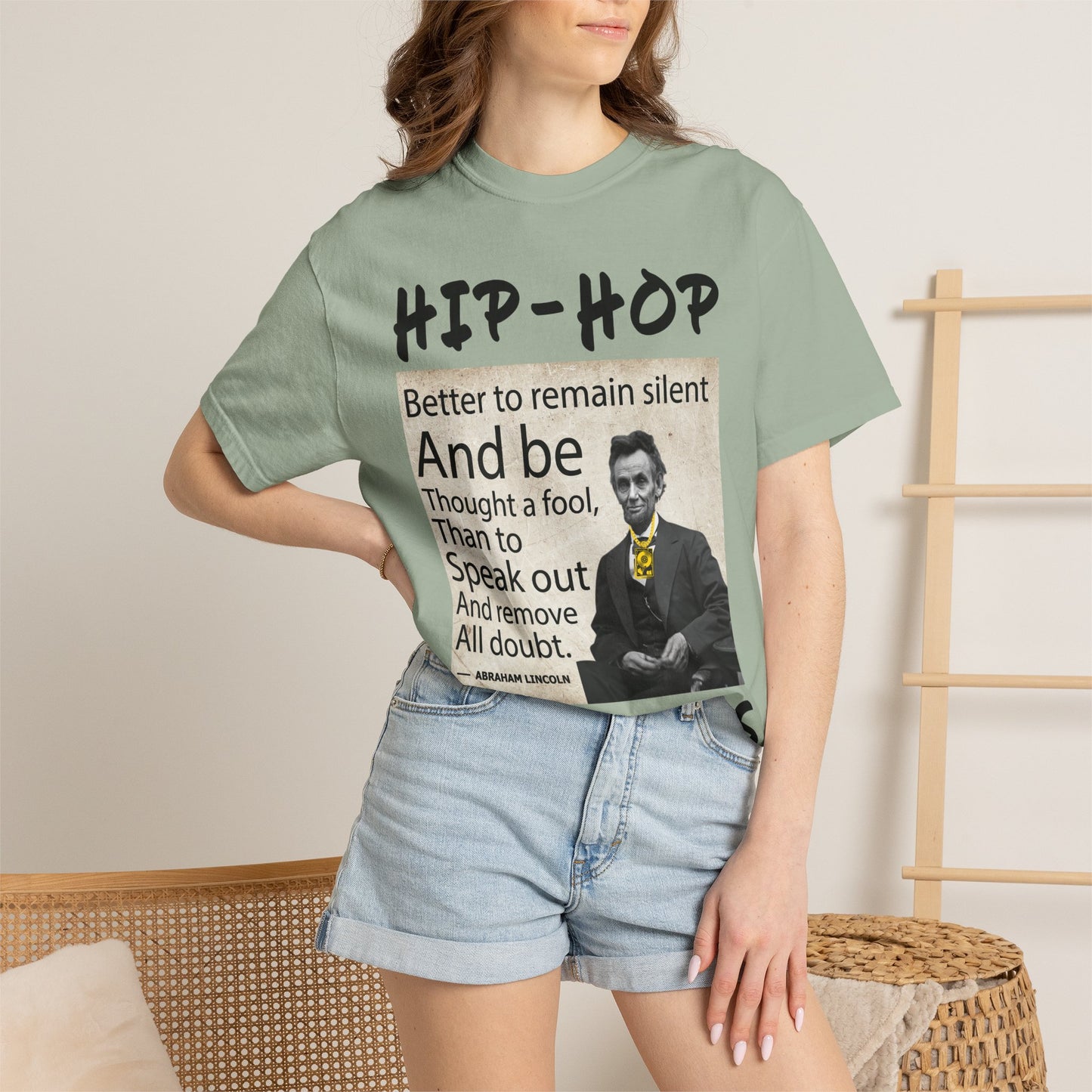 Hip-Hop Republicans T-Shirt — Abraham Lincoln Quote Graphic Tee