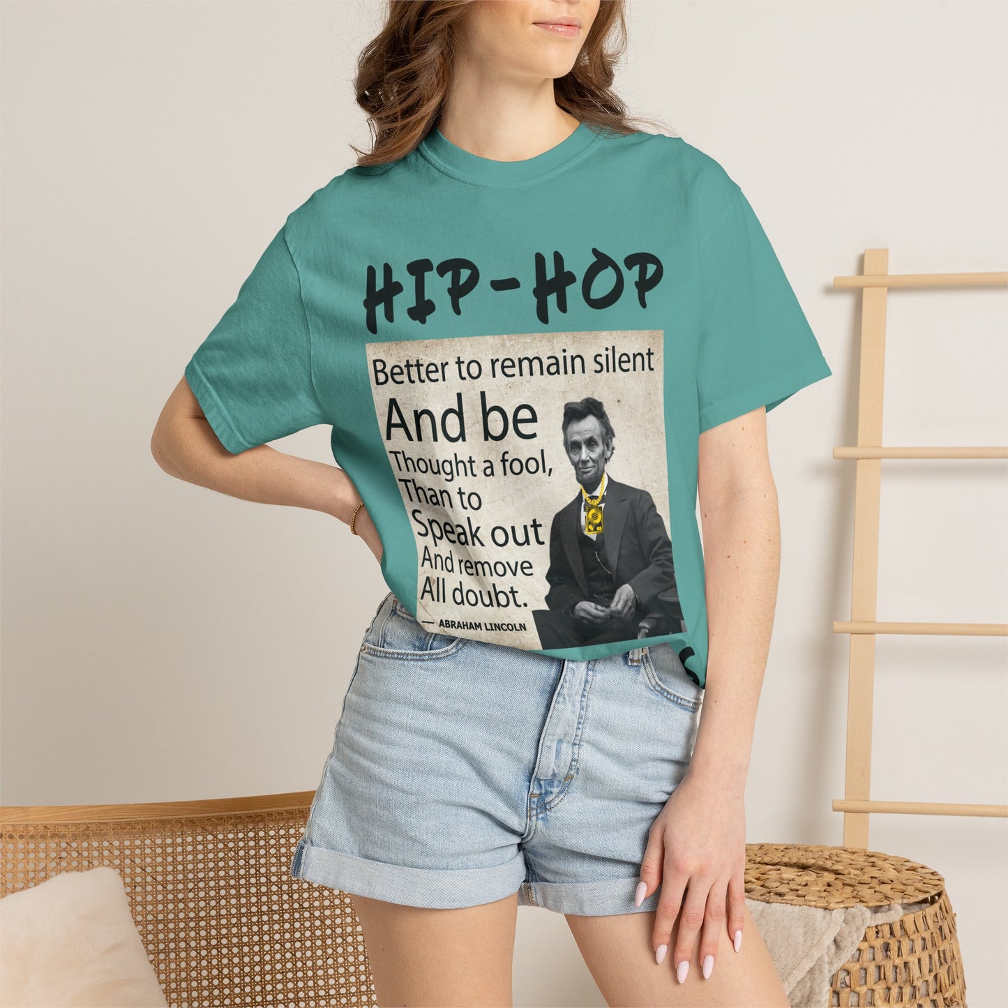 Hip-Hop Republicans T-Shirt — Abraham Lincoln Quote Graphic Tee