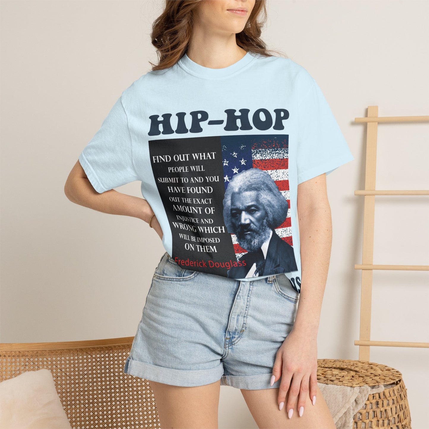 Hip-Hop Republicans T-Shirt — Frederick Douglass Quote Patriotic Political Tee