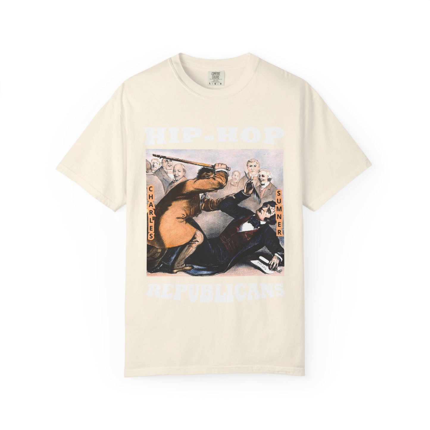 Artistic Vintage Poster T-Shirt — 'Chalet Summer' Graphic Tee