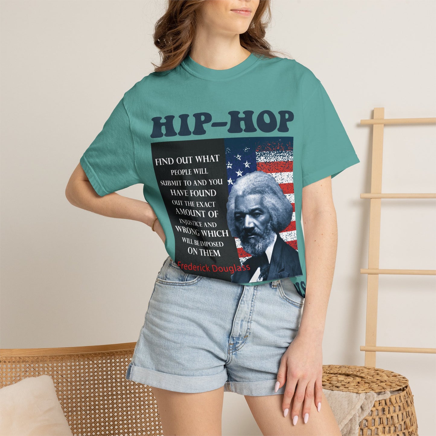 Hip-Hop Republicans T-Shirt — Frederick Douglass Quote Patriotic Political Tee