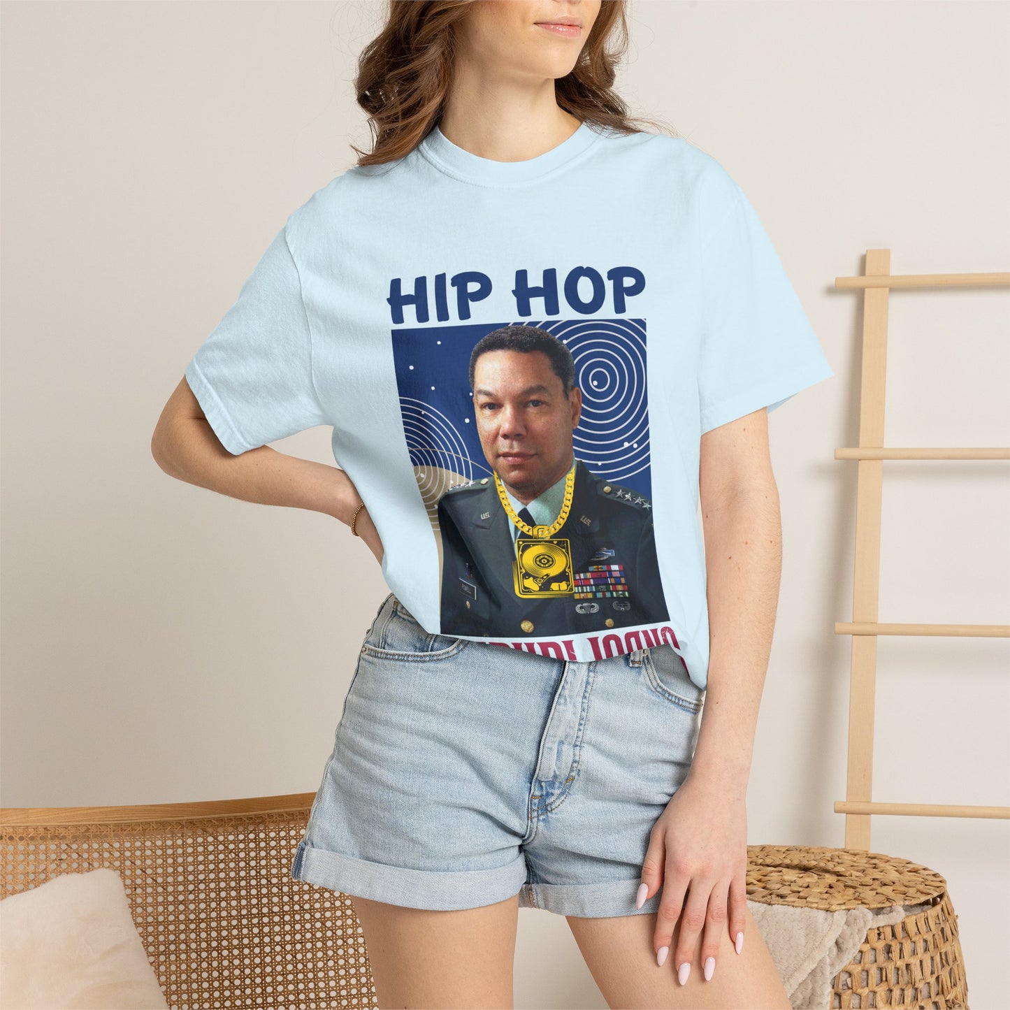 Hip Hop Republicans Graphic T-Shirt — Parody Political Portrait Tee