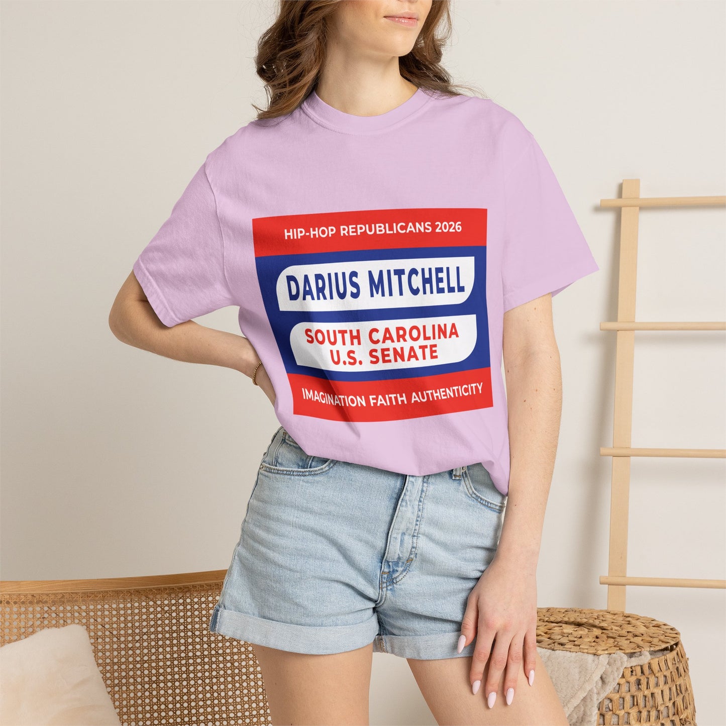 Political Campaign T-Shirt — "Darius Mitchell South Carolina U.S. Senate"