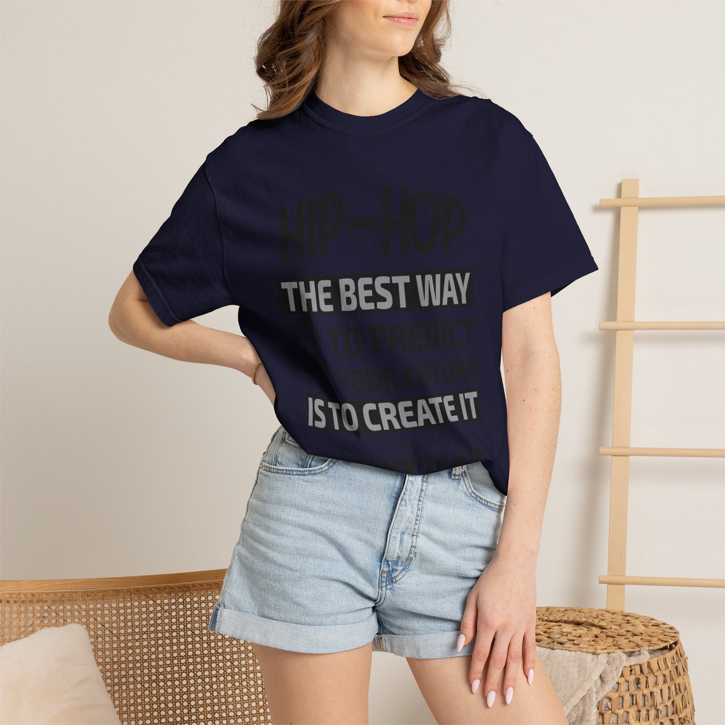 Hip-Hop Republicans T-Shirt — "The Best Way to Predict Your Future Is to Create It" Abraham Lincoln Quote